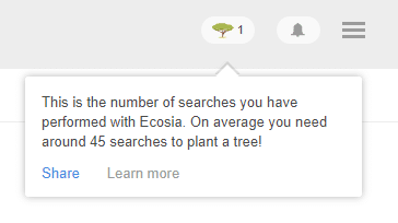 ecosia search number